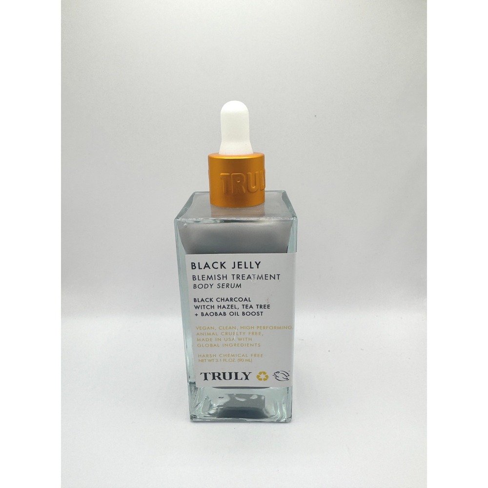 Truly Beauty Black Jelly Blemish Treatment Body Serum 3oz NEW